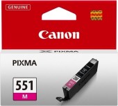 Cartus Cerneala Original Canon Magenta, CLI-551M, pentru Pixma IP-7250|8750|IX-6850|MG-5450|5550|5650|6350|6450|6650|7150|7550|MX-725|925, 7ml