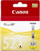 Cartus Cerneala Original Canon Yellow, CLI-521Y, pentru iP3600|iP4600|MP540|MP620