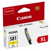 Cartus Cerneala Original Canon Yellow, CLI-581XLY, pentru Pixma TR7550|TR8550|TS6150|TS6250|TS705|TS8150|TS8250|TS9150|TS9155|TS9550