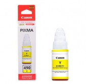 Cartus Cerneala Original Canon Yellow, GI-490Y, pentru G1400|G2400|G3400 , 135ml