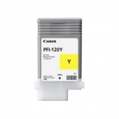 Cartus Cerneala Original Canon Yellow, PFI-120Y, pentru IPF TM-200|TM-205|TM-300|TM-305, 130ml