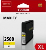 Cartus Cerneala Original Canon Yellow, PGI-2500XLY, pentru Maxify IB4050|IB4150|MB5050|MB5150|MB5350|MB5450