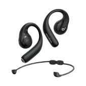 Casti Anker Soundcore AeroFit Pro, Over-Ear, utilizare sport si multimedia, Bluetooth 5.3, 4 x mic, durata baterie pana la 46 ore, rezistent la apa, ANC, negru, - 0194644153496