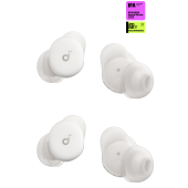 Casti Anker Soundcore Sleep A30, tip butoni, utilizare multimedia, monitorizare somn, Bluetooth 5.4, USB-C, autonomie pana la 45 ore, ANC si PNC, alb, - 0194644266028
