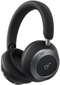 Casti Anker Soundcore Space One Pro, Over-Ear, utilizare multimedia, Bluetooth 5.3, 4 x mic, durata baterie pana la 60 ore, pliabile, ANC, negru, - 0194644186845