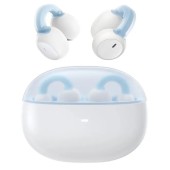 CASTI Baseus AirGo 1 Ring Open-Ear, pt smartphone, wireless, bluetooth 5.3, microfon pe casca, 25 ore durata baterie, cablu inclus USB la Type-C 0.3m, alb  - 6932172655341