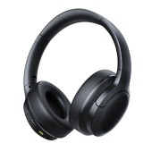 CASTI Baseus Bowie Bass BH1 Lite Wireless Noise Cancelling, over ear, 40mm Dynamic Drivers, autonomie 80 ore, microfon pe casca, conectare prin Bluetooth 6.0, negru  - 6953156299320