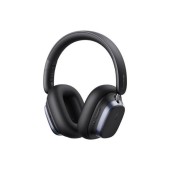 CASTI Baseus Bowie H1s, multimedia, wireless, bluetooth 5.4, microfon pe casca, noise cancelation, Hi-Res Sound, 120h viata baterie, negru  - 6932172667146