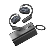 Casti OneOdio OpenRock X, Open-Ear, utilizare smartphone, Bluetooth 5.3, rezistent la apa, multi-pairing, 4x mic, noise canceling negru, -