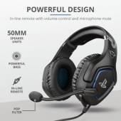 CASTI Trust GXT 488 Forze-G PS4/5 Gaming Headset PlayStation® official licensed product - black