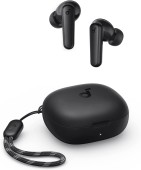 Casti TWS Anker R50i, tip butoni, utilizare multimedia, Bluetooth 5.3, 2 x mic, durata baterie pana la 30 ore, IPX5, negru, - 0194644199432
