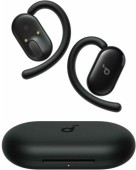 Casti TWS Anker SoundcoreV20i, tip butoni, utilizare multimedia, Bluetooth 5.3, 4 x mic, durata baterie pana la 36 ore, IP55, ANC A.I., negru, - 0194644037581