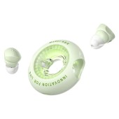 Casti TWS Vention Tiny T17, tip butoni, utilizare multimedia, Bluetooth 5.3, acumulator 35mAh/300mAh, durata baterie pana la 20 ore, IPX4, verde, - 6922794786424