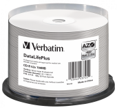 CD-R AZO DL+ WHITE WIDE THERMAL PRINTABLE NO-ID HARD COA, 52X, 700MB, Spindle 50 buc