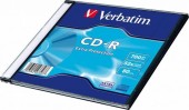 CD-R VERBATIM  700MB, 80min, viteza 52x,   1 buc, Slim Case,  935144