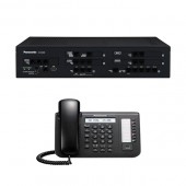 Centrala Telefonica Panasonic KX-NS500NE hibrid, IP  si telefon digital KX-DT521