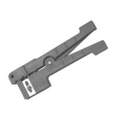 CLESTE dezizolare cablu, LOGILINK, functii: dezizolare cablu, fibra optica, coaxial, si Cu pana la 3.2mm, maner antialunecare, 3x lame drepte, 1x lama rotunda, gri