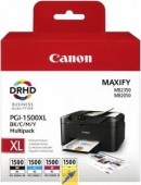 Combo-Pack  Original Canon CMYK, PGI-1500XLMULTI, pentru Maxify MB2050|MB2150|MB2350|MB2750