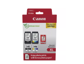 Combo-Pack Original Canon Black/Color VP, PG-545XL/CL-546XL+50p, pentru Pixma IP2850|MG2450|MG2455|MG2550|MG2550S|MG2950|MG3050|MG3051|MG3052|MG3053|MX495 Black|MX495 White|TR4550|TS205|TS305|TS3150|TS315 BS