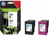 Combo-Pack Original HP Black/Color, nr.301, pentru Deskjet 1000|1050|1510|2000|2050|2054|3000|3050|3054|OfficeJet 4630