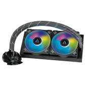 COOLER Arctic Liquid Freezer III Pro 240, skt. LGA1851, LGA 1700, AM4, AM5, racire cu lichid, 2 x 120mm P12 Pro, 600 - 3000 RPM negru