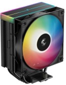 COOLER DeepCool AG400 BK ARGB V2 skt. Intel si AMD, racire cu aer, vent. 120mm, 500 - 2100 rpm, 4 heatpipes, inaltime 154mm, RGB adresabil