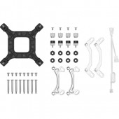 COOLER DeepCool LE520 WH, racire lichid, skt. Intel LGA 1700/1200/115x, AMD AM5/AM4, radiator aluminiu, pompa 2400 RPM, fan 2x120mm, 500 - 2500 rpm, conector 3-pin, RGB adresabil, alb