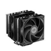 COOLER PCCooler  skt. Intel si AMD, racire cu aer, vent. 2 x 120mm, 500 - 2200 rpm, 6 heatpipes, inaltime 157mm, dual tower