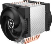 COOLER server Arctic Freezer 4U-M Ampere skt. Intel si AMD, racire cu aer, single tower, vent. 2x120mm, 400 - 2300 rpm, 8 heatpipe, inaltime 4U, fara LED, negru