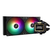 COOLER Thermalright , skt. LGA1851, LGA 1700, AM4, AM5, racire cu lichid, 2 x 120mm, 2000 RPM, ARGB adresabil, negru