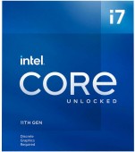 CPU INTEL i7-11700KF, skt LGA 1200, Core i7, frecventa 3.6 GHz, turbo 5.0 GHz, 8 nuclee, putere 125 W
