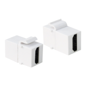 CUPLA HDMI LOGILINK Keystone, 1 x HDMI la 1 x HDMI (M0, placat cu aur, termoplastica, alb