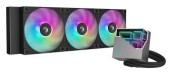 DeepCool LT360 ARGB, skt. Intel si AMD, racire cu lichid, 3 x 120mm, 600 - 2400 RPM, iluminare RGB - infinity mirror, negru