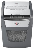 Distrugator automat documente Rexel OPTIMUM  50X ,  50 coli, P4, cross-cut, cos  20 litri, negru-gri