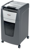 Distrugator automat documente Rexel OPTIMUM 300M , 300 coli, P5, micro-cut, cos  60 litri, negru-gri