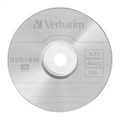 DVD+RW VERBATIM 4.7GB,  VITEZA 4X, MATT SILVER SURFACE, JEWEL CASE, 1 BUC