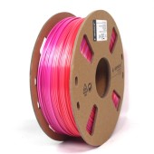 FILAMENT GEMBIRD pt. imprimanta 3d, PLA, 1.75mm diamentru, 1Kg / bobina, aprox. 340m, topire 190-220 grC, Silk Rainbow, red/purple