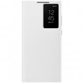 Galaxy S22 Ultra; Smart Clear View Cover; White