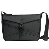Geanta messenger ASUS pentru laptop, din poliester, captusita, cu curea reglabila, ROG Archer Messenger 14, max. 14 inch