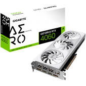 GIGABYTE Video Card NVIDIA GeForce RTX 4060 AERO OC 8G, GDDR6 8GB/128bit, PCI-E 4.0 x8, 1x8-pin, Retail