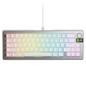 Glorious Tastatura mecanica GMMK 3 PRO 65% Prebuilt, USB-C, Fox Switches, US layout, 66 taste, Gri