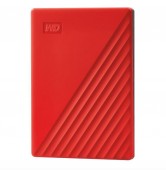 HDD extern WD 2 TB, My Passport, 2.5 inch, USB 3.2, rosu