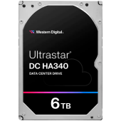 HDD Server WD Ultrastar DC HA340 6TB 512e SE, 3.5, 256MB, 7200 RPM, SATA, SKU: 0B47077