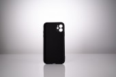 Husa Iphone 11 Spacer, grosime 2mm, material flexibil silicon + interior cu microfibra, negru