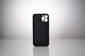 Husa Iphone 12 Pro Max Spacer, grosime 1.5mm, material flexibil TPU, negru