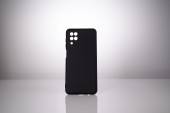 Husa Samsung Galaxy M12 Spacer, negru, grosime 2mm, material flexibil silicon + interior cu microfibra