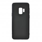 Husa Samsung S9 Spacer, negru, grosime 1 mm, material flexibil TPU, ColorFull Matt Ultra negru