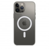 HUSA Smartphone Apple, pt iPhone 13 Pro Max, tip back cover cu MagSafe, silicon, MagSafe, transparent