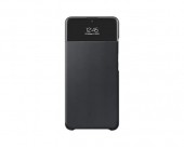 HUSA Smartphone Samsung, pt Galaxy A32, tip smart book cover cu buzunar, plastic, Smart View Wallet, negru