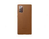 HUSA Smartphone Samsung, pt Galaxy Note 20, tip back cover, piele, ultrasubtire, maro